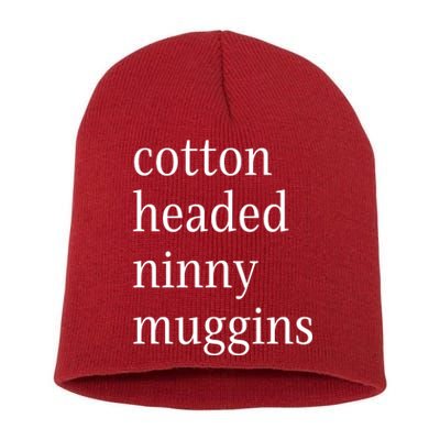 Cotton Headed Funny Christmas Sayings Short Acrylic Beanie