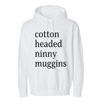 Cotton Headed Funny Christmas Sayings Garment-Dyed Fleece Hoodie