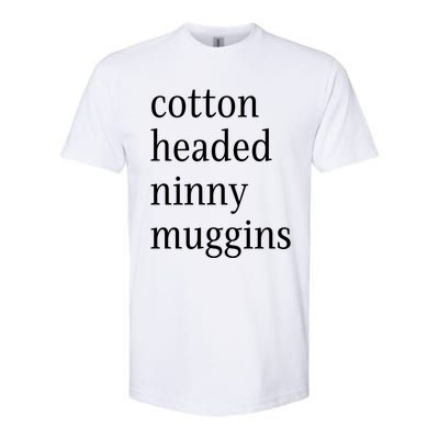 Cotton Headed Funny Christmas Sayings Softstyle CVC T-Shirt