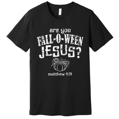 Christian Halloween FallOWeen Jesus Premium T-Shirt