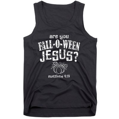 Christian Halloween FallOWeen Jesus Tank Top