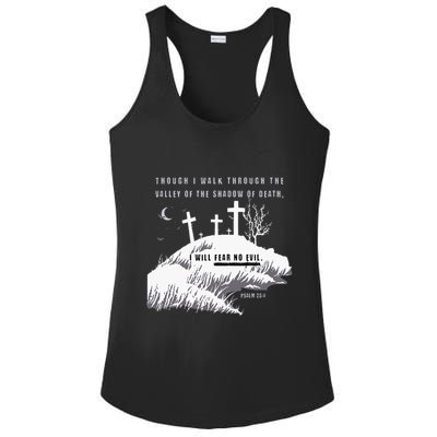 Christian Halloween Fear No Evil Ladies PosiCharge Competitor Racerback Tank
