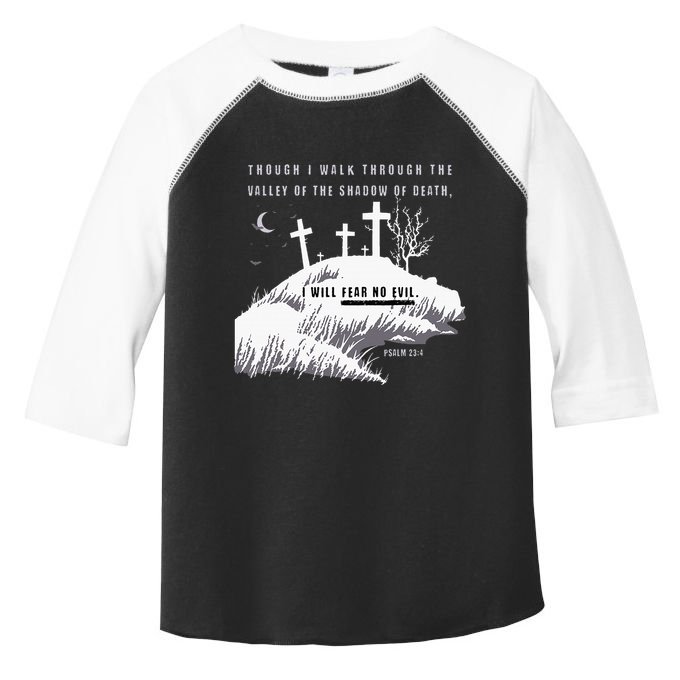 Christian Halloween Fear No Evil Toddler Fine Jersey T-Shirt