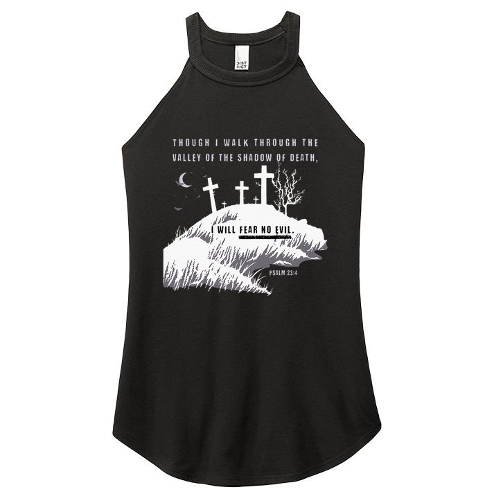 Christian Halloween Fear No Evil Women's Perfect Tri Rocker Tank