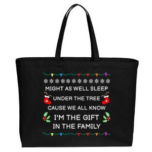 Christmas Humor Favorite Person Funny Christmas Cotton Canvas Jumbo Tote