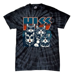 Cat Hiss Funny Cat Lover Cat Owner Cat Humor Tie-Dye T-Shirt