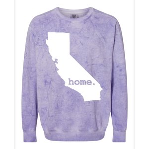 California Home Funny Colorblast Crewneck Sweatshirt