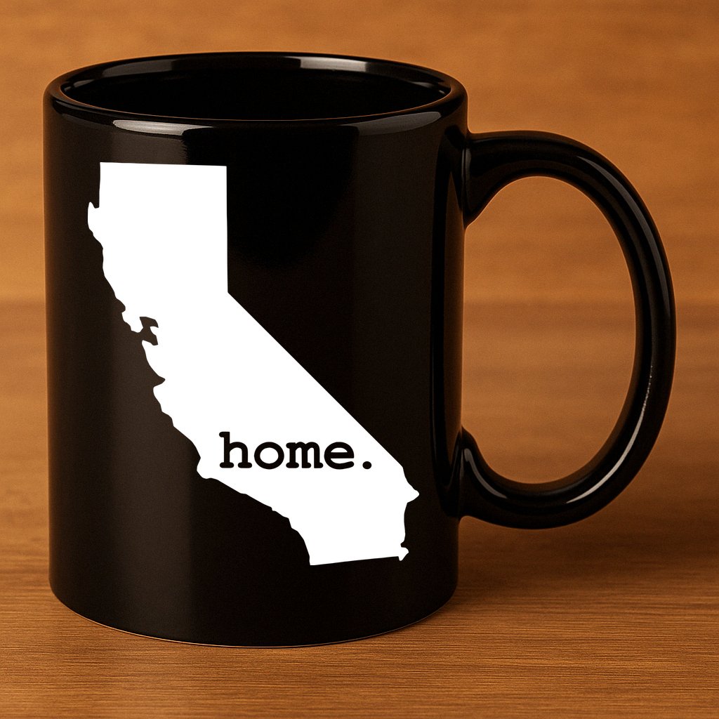 California Home Funny 11oz C Handle Ceramic Mug