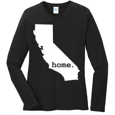 California Home Funny Ladies Long Sleeve Shirt