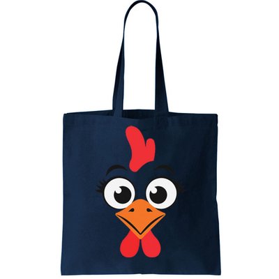 Chicken Hen Face Costume Gift Tote Bag