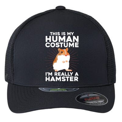 Cool Hamster For Men Women Hamster Lover Animal Costume Flexfit Unipanel Trucker Cap