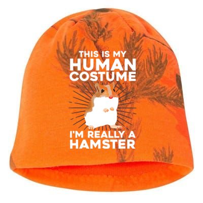 Cool Hamster For Men Women Hamster Lover Animal Costume Kati - Camo Knit Beanie