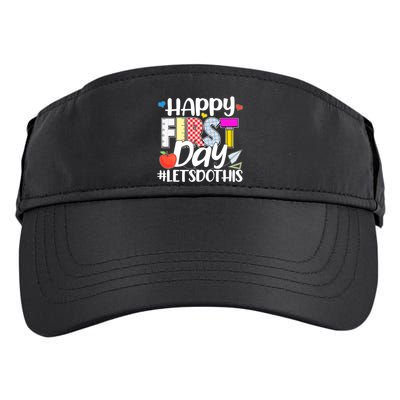 Cute Happy First Day #Lets Do This Adult Drive Performance Visor