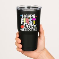 Cute Happy First Day #Lets Do This Tumbler