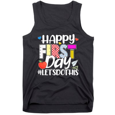 Cute Happy First Day #Lets Do This Tank Top