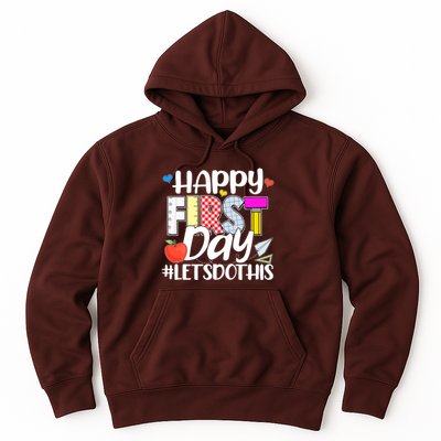 Cute Happy First Day #Lets Do This Hoodie