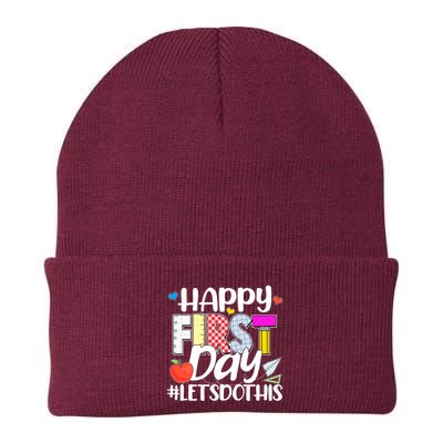 Cute Happy First Day #Lets Do This Beanie