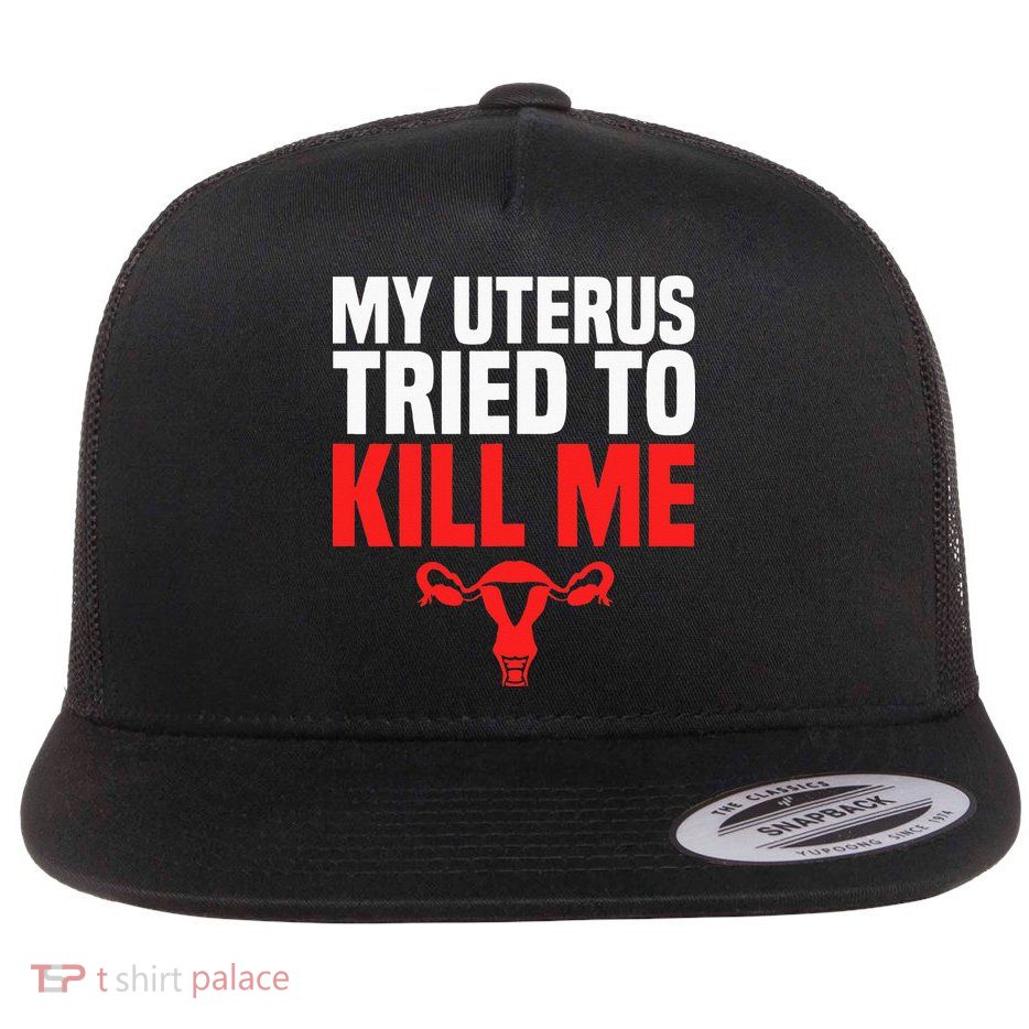 Cool Hysterectomy For Women Mom Post Surgery Recovery Humor Flat Bill Trucker Hat