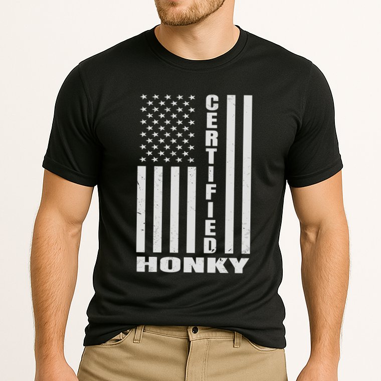 Certified Honky Funny Redneck Hillbilly Meaningful Gift Cooling Performance Crew T-Shirt