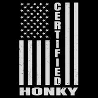 Certified Honky Funny Redneck Hillbilly Meaningful Gift Cooling Performance Crew T-Shirt