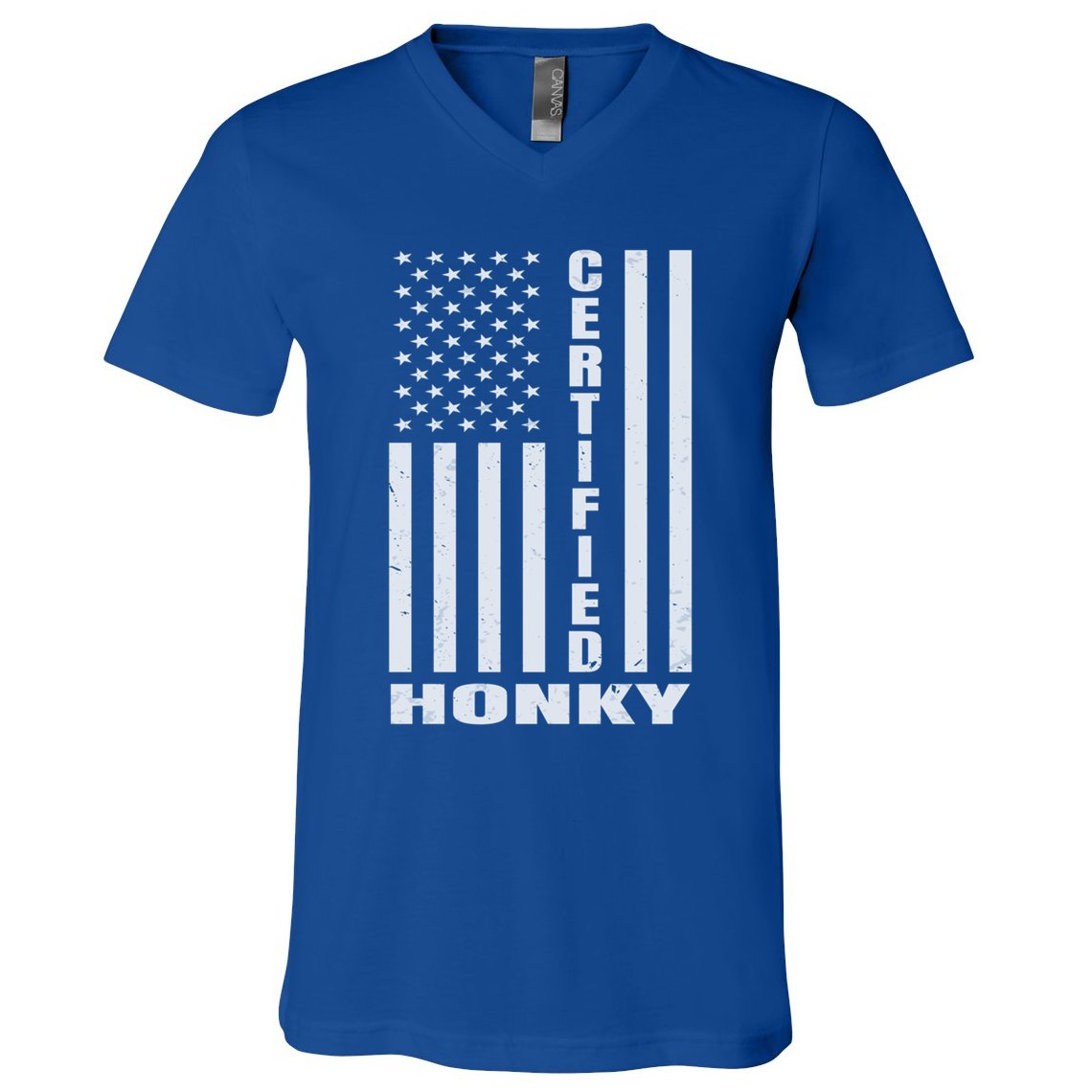 Certified Honky Funny Redneck Hillbilly Meaningful Gift V-Neck T-Shirt