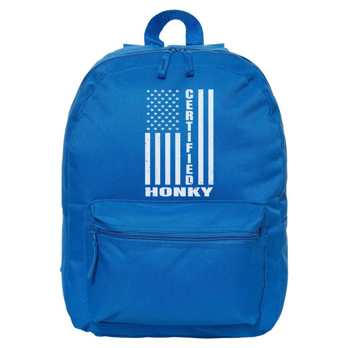 Certified Honky Funny Redneck Hillbilly Meaningful Gift 16 in Basic Backpack
