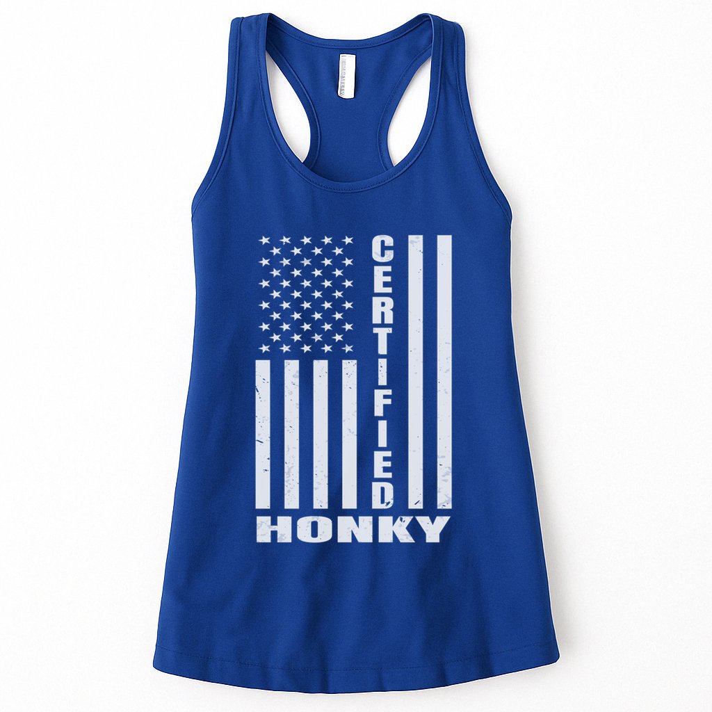 Certified Honky Funny Redneck Hillbilly Meaningful Gift Womens Tank Top