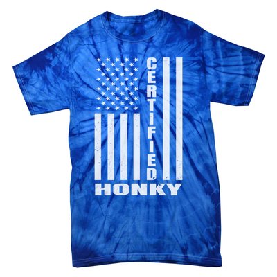 Certified Honky Funny Redneck Hillbilly Meaningful Gift Tie-Dye T-Shirt