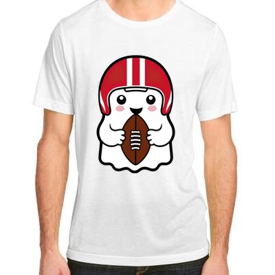 Cute Halloween Football Ghost Fun Sports Apparel Adult ChromaSoft Performance T-Shirt