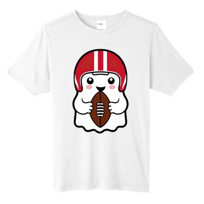 Cute Halloween Football Ghost Fun Sports Apparel Tall Fusion ChromaSoft Performance T-Shirt