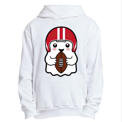 Cute Halloween Football Ghost Fun Sports Apparel Urban Pullover Hoodie