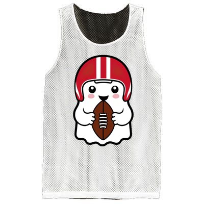 Cute Halloween Football Ghost Fun Sports Apparel Mesh Reversible Basketball Jersey Tank