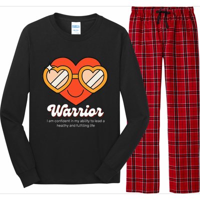 Congestive Heart Failure Warrior - Heart Health Motivation Long Sleeve Pajama Set