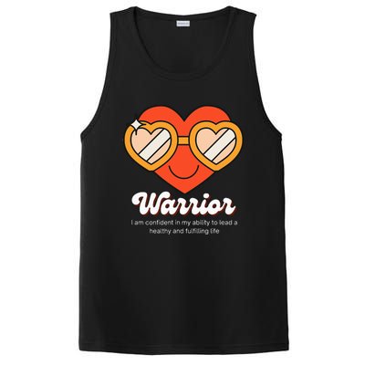 Congestive Heart Failure Warrior - Heart Health Motivation PosiCharge Competitor Tank