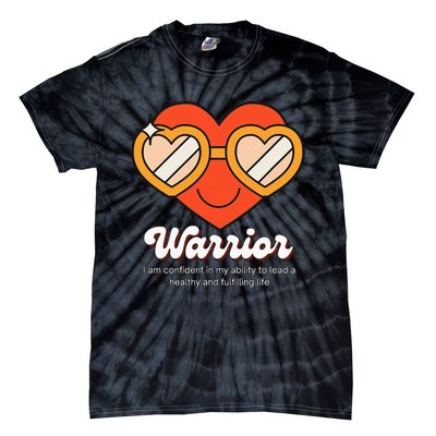 Congestive Heart Failure Warrior - Heart Health Motivation Tie-Dye T-Shirt