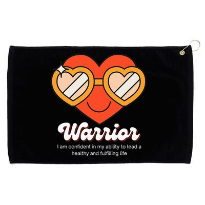 Congestive Heart Failure Warrior - Heart Health Motivation Grommeted Golf Towel