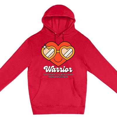 Congestive Heart Failure Warrior - Heart Health Motivation Premium Pullover Hoodie