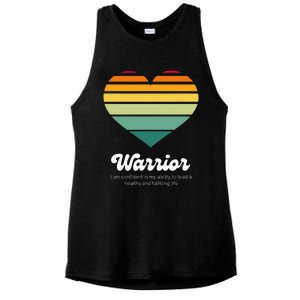 Congestive Heart Failure Warrior - Heart Health Motivation Ladies PosiCharge Tri-Blend Wicking Tank