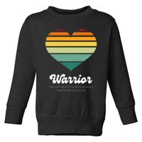 Congestive Heart Failure Warrior - Heart Health Motivation Toddler Sweatshirt