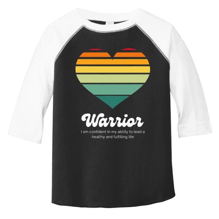 Congestive Heart Failure Warrior - Heart Health Motivation Toddler Fine Jersey T-Shirt