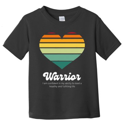 Congestive Heart Failure Warrior - Heart Health Motivation Toddler T-Shirt