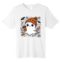 Cute Halloween For Women Halloween Ghost Coffee Women Tall Fusion ChromaSoft Performance T-Shirt