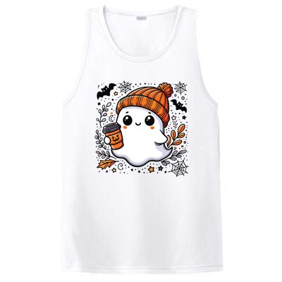 Cute Halloween For Women Halloween Ghost Coffee Women PosiCharge Competitor Tank