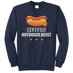 Certified Hotdogologist Funny HOT DOG Gift Hotdog Sweatshirt