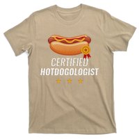 Certified Hotdogologist Funny HOT DOG Gift Hotdog T-Shirt