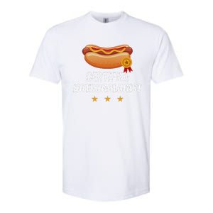 Certified Hotdogologist Funny HOT DOG Gift Hotdog Softstyle CVC T-Shirt