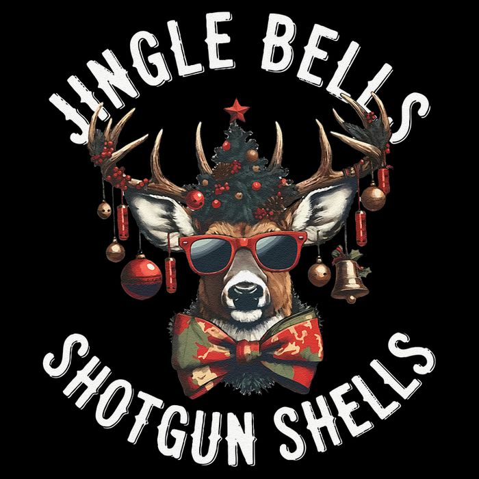 Christmas Holiday Funny Jingles Bells Shotgun Shells 16 in Basic Backpack