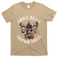 Christmas Holiday Funny Jingles Bells Shotgun Shells T-Shirt