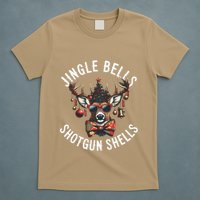 Christmas Holiday Funny Jingles Bells Shotgun Shells T-Shirt