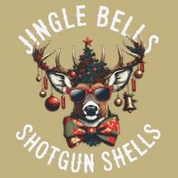 Christmas Holiday Funny Jingles Bells Shotgun Shells T-Shirt